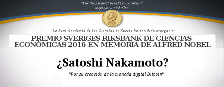 ¿Podría obtener el Premio Nobel de Economía el misterioso creador de Bitcoin? Al parecer no